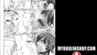 MyDoujinShop - Big Breasted Bimbos Get Slutty In Sling Bikini Ikkitousen Hentai Comic