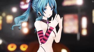 Hatsune Miku has a good time dancing and masturbating - By [dec]