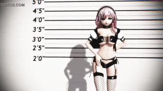 [MMD] Super Sonico - Lupin dance HD