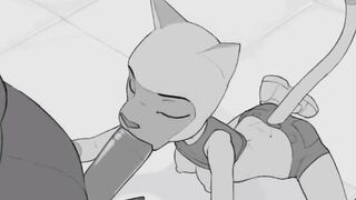 blowjob by cat (wolfy-nail animation)