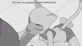 blowjob by cat (wolfy-nail animation)