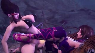 [BlackJrXIII] Tekken Kazumi x Asuka Futa 60FPS