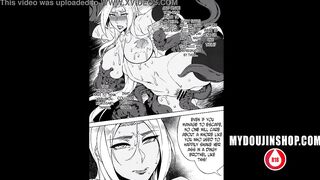 MyDoujinShop - Ingrid Strips For a Room Full of Random Horny Men ~ Degradation 2 Makai(Hell) Kishi Lilith Black Hentai Comic