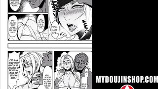MyDoujinShop - Ingrid Strips For a Room Full of Random Horny Men ~ Degradation 2 Makai(Hell) Kishi Lilith Black Hentai Comic