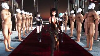[MMD] A video about the fact that the emperor brides who seemed to be great in the table were just a dick of you (you) behind the scenes (Ghost Dance)