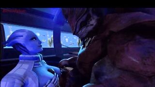 Mass Effect - Wrex - Full Compilation GIF