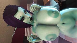 Soria jiggling her tits for a tribute 3D [SFM]