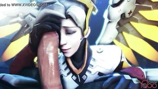 Overwatch Mercy and Pharah