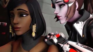 Overwatch Mercy and Pharah