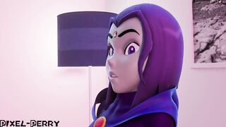 Raven and Starfire Animation Futa