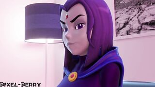 Raven and Starfire Animation Futa