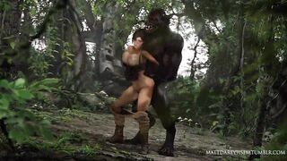 sluts getting hammered by monsters