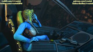 Samus Aran on a strange Alien Planet being fucked by Xenomorphs hardcore 3D Animation