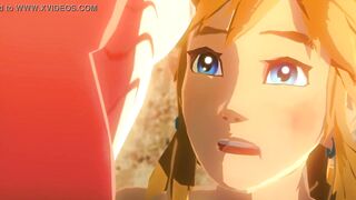 link and mipha legend of zelda breathe of the wild done by sableserviette