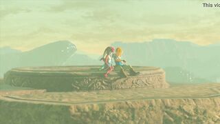 link and mipha legend of zelda breathe of the wild done by sableserviette