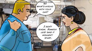 Velamma Episode 42 - Velamma Gets Greasy and Dirty with the Mechanics!