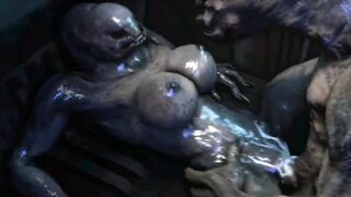 Halo Elites need sex too! (Furry sex, alien sex, Sangheili)