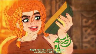Heat of the Forge (Animated Fantasy Blowjob/Titfuck)