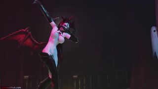 [MMD] Halloween Special! Demon Succubus Dances for you and Enjoys her Slaves (NSFW Music Video)