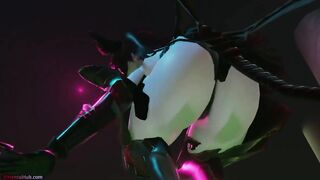 [MMD] Halloween Special! Demon Succubus Dances for you and Enjoys her Slaves (NSFW Music Video)