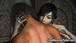 Sexy 3D cartoon vampire babe getting fucked hardgh 1