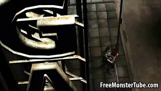 Sexy 3D babe getting fucked hard by the Green Lanternandarchligh-high 2