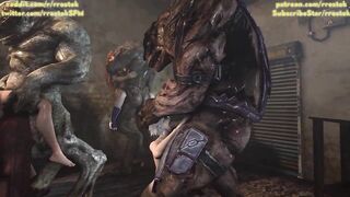 3D Monster Orgy Momiji Kasumi Tina Armstrong fucked hardcore by 3D Monsters