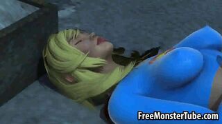 Two sexy 3D cartoon super hero babes dyke it outomanandsoopergirl1-high 2