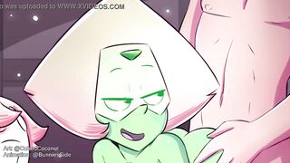 Pearl & Peridot Orgy - Steven Universe
