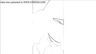 Arabic comic - niqab blowjob - Beurette cartoon