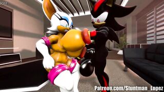 Rouge And Shadow (Commission: jimmythereptile)