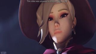 Witch Mercy X Reaper Halloween Animation by Yeero