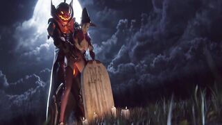Witch Mercy X Reaper Halloween Animation by Yeero