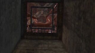 Hot sex! Beast men fuck a sex cuffed slave in restraints in the dark dungeon