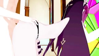Rosaria Genshin Impact 3D HENTAI 6/12