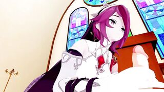 Rosaria Genshin Impact 3D HENTAI 1/12