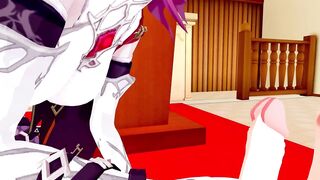 Rosaria Genshin Impact 3D HENTAI 1/12