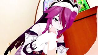 Rosaria Genshin Impact 3D HENTAI 1/12