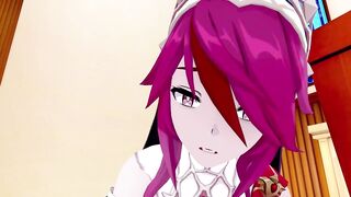 Rosaria Genshin Impact 3D HENTAI 1/12