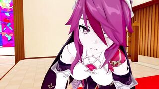 Rosaria Genshin Impact 3D HENTAI 1/12