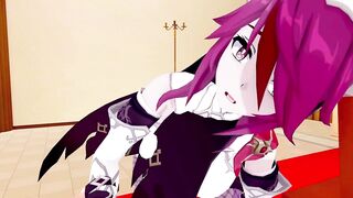 Rosaria Genshin Impact 3D HENTAI 1/12