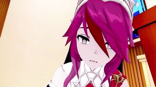 Rosaria Genshin Impact 3D HENTAI 1/12