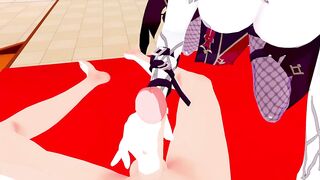 Rosaria Genshin Impact 3D HENTAI 1/12