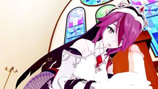 Rosaria Genshin Impact 3D HENTAI 1/12