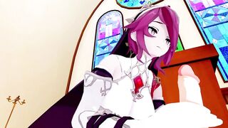 Rosaria Genshin Impact 3D HENTAI 1/12