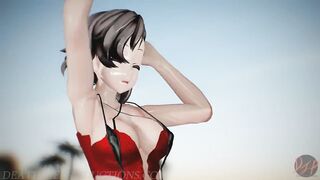 MMD R18+ Mitsu hi Fi Raver Beach Stage2 1159