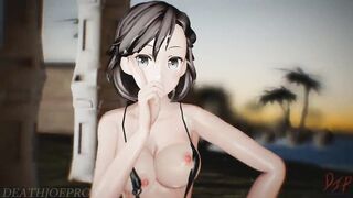 MMD R18+ Mitsu hi Fi Raver Beach Stage2 1159
