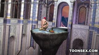 Sexy 3D Cartoon  Elf Gets Her Tits and Pussy Fucked