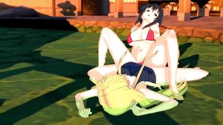 Akeno Dominates Asia from DxD