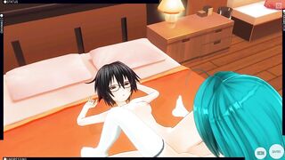 3D HENTAI Schoolgirls Lesbians Fuck with a Vibrator